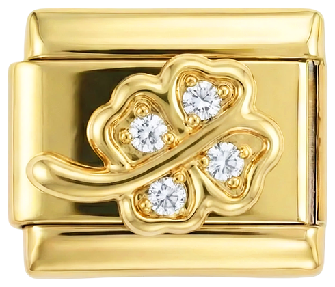 4-leaf Clover and its Stem, in Gold and White Stones - 4-leaf-clover-and-its-stem-in-gold-and-white-stones.png