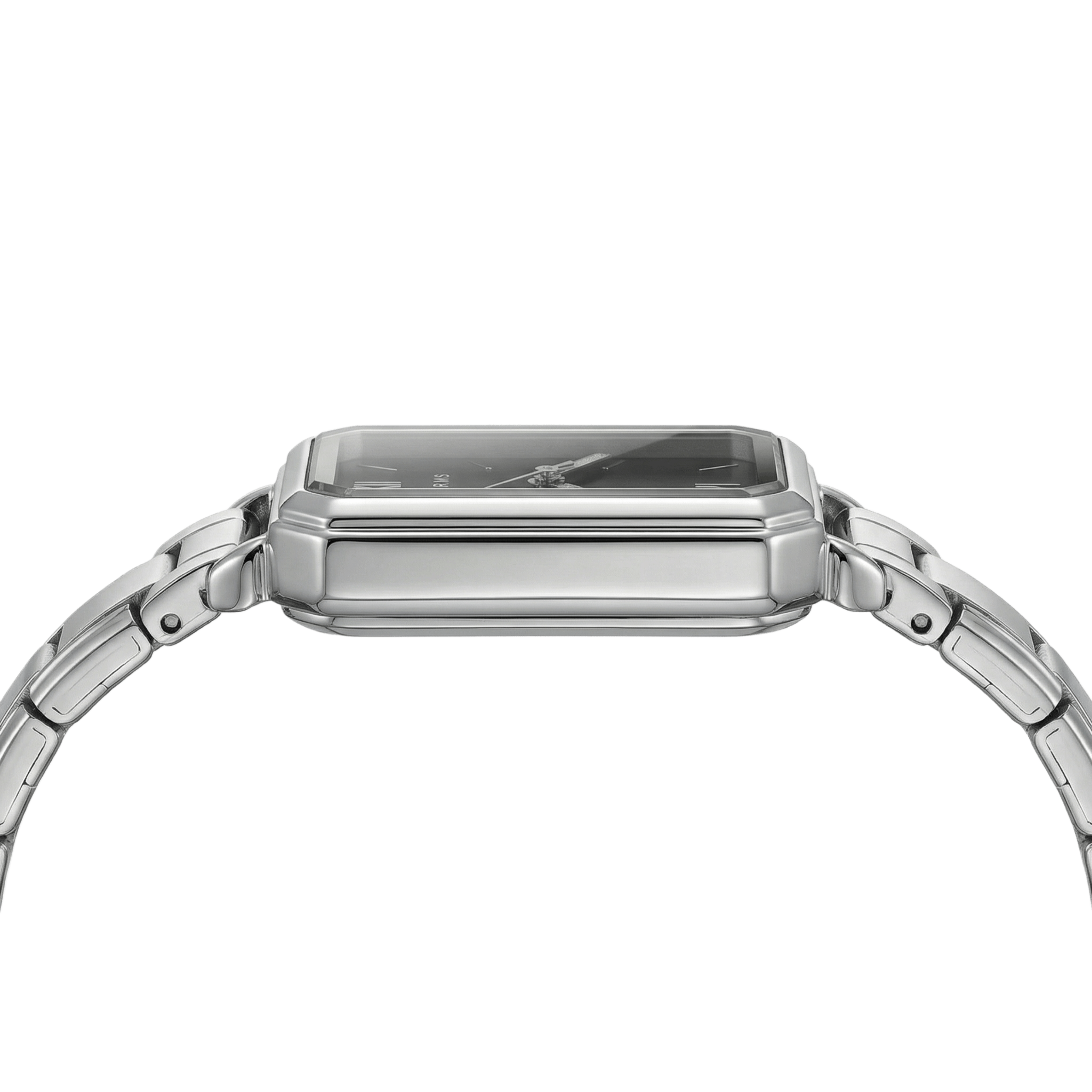 Como Watch Silver – Black Dial Edition