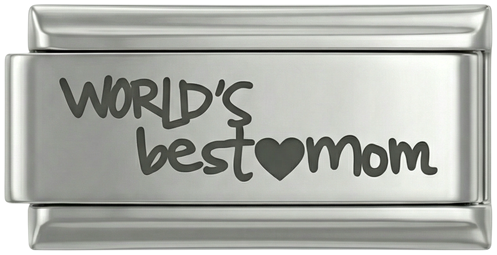 Beste Mama der Welt, auf Silber