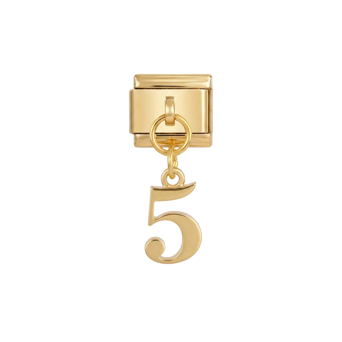 Number 5, Hanging, on Gold