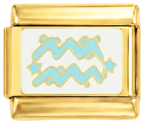 Blue Aquarius Symbol on Gold - Blue-Aquarius-Symbol-on-Gold.png