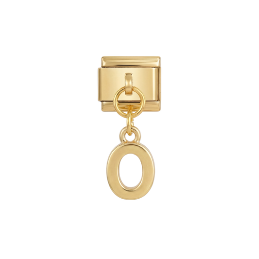 Number 0, Hanging, on Gold