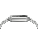 Montre Como en argent – Édition cadran noir