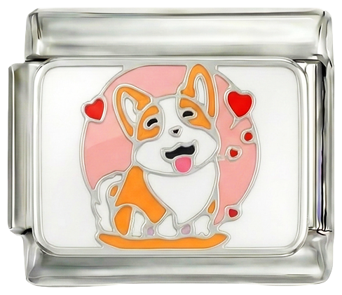 corgi en argent