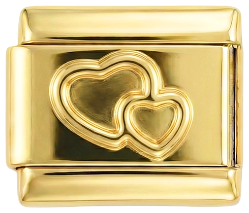 Double Hearts, on Gold - double-hearts-on-gold.png