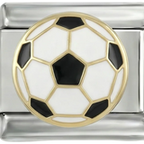Ballon de football, sur argent