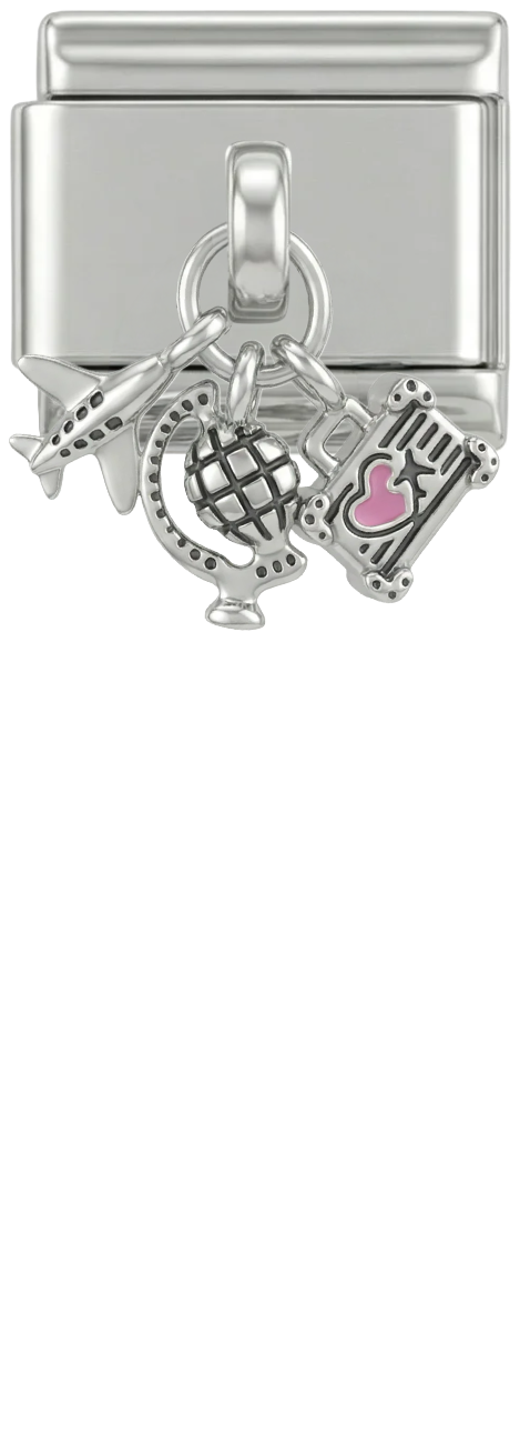 Travel Addict with Stones, on Silver - travel-addict-with-stones-on-silver.png