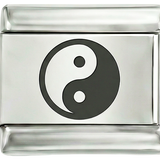 Yin et Yang, en argent